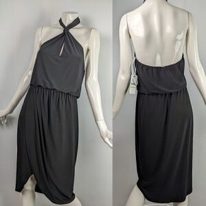 Black halter dress by Laundry NTW size 4